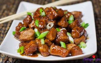 Thịt lợn sốt tương thơm ngon khó cưỡng