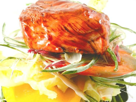 Thịt nai trộn hoa atiso