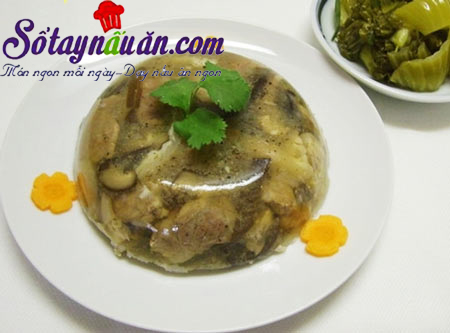 Thịt nấu đông – món ăn cổ truyền của người Việt