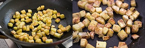 Thịt nguội cuộn khoai tây và táo nướng ngon ngất ngây