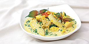 Thịt om chuối xanh