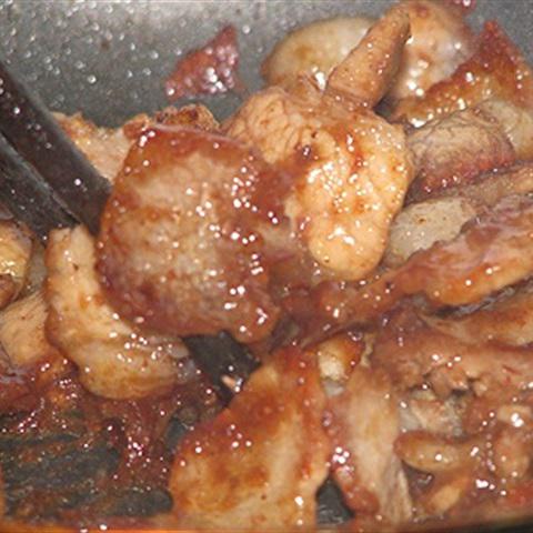 Cách làm thịt rang mắm tép