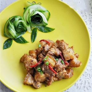 Cách làm thịt rim bơ đậu phộng