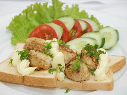 Thịt viên chiên bơ