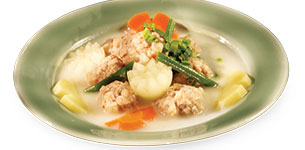 Thịt viên nấu sữa tươi