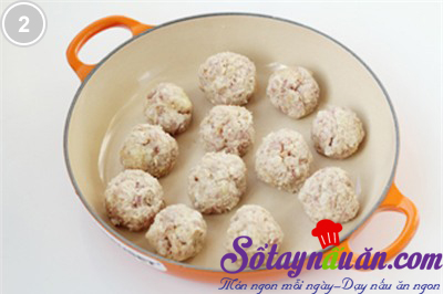 Thịt viên sốt cà chua