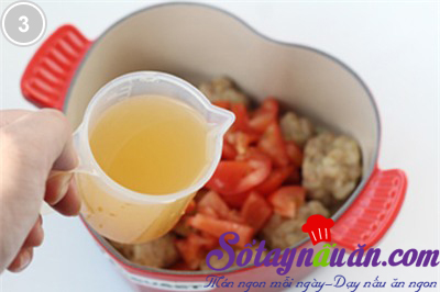 Thịt viên sốt cà chua