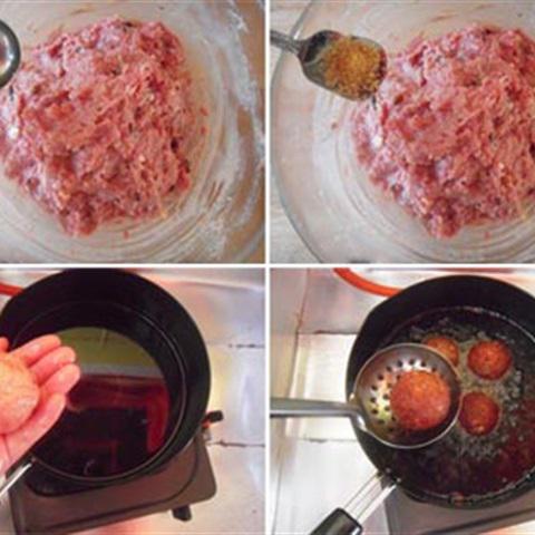 Cách làm thịt viên sốt nước tương