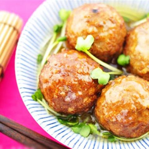 Cách làm thịt viên sốt nước tương