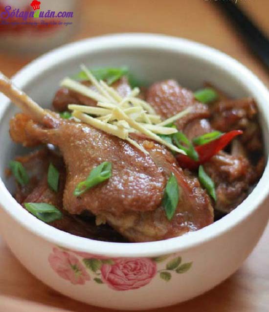 Thịt vịt kho gừng – thơm ngon từng miếng thịt