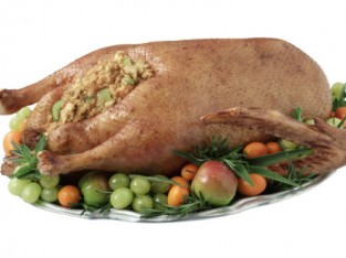 Thịt vịt nhồi trái cây