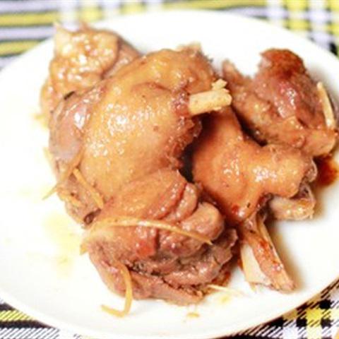 Cách làm thịt vịt rim gừng