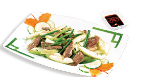 Thịt vịt xào bầu