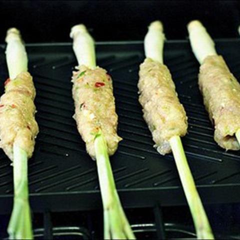 Cách làm thịt xay xiên nướng