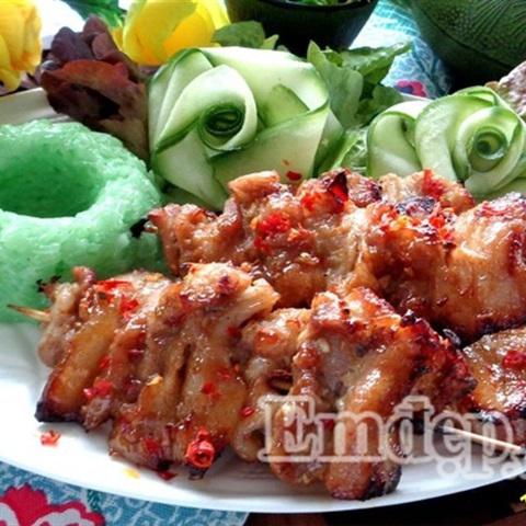 Cách làm thịt xiên nướng cay