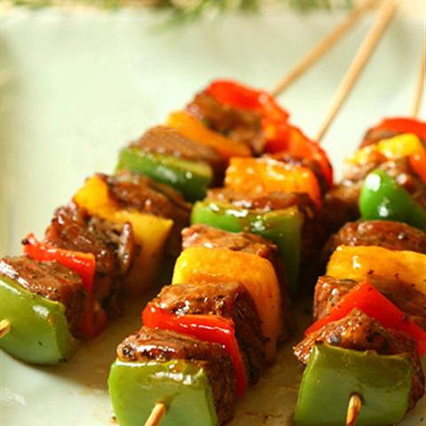 Cách làm thịt xiên nướng rau củ
