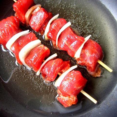 Cách làm thịt xiên xá xíu