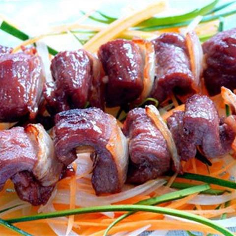 Cách làm thịt xiên xá xíu