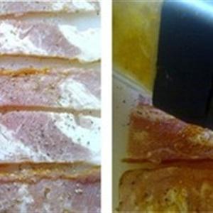 Cách làm thịt xông khói cuộn cà chua bi