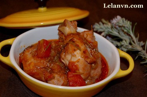 Thỏ hầm rượu vang