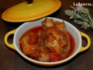 Thỏ hầm rượu vang