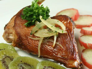 Thỏ sốt kiwi và táo