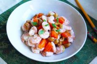 Thơm bùi: Tôm xào hạt điều