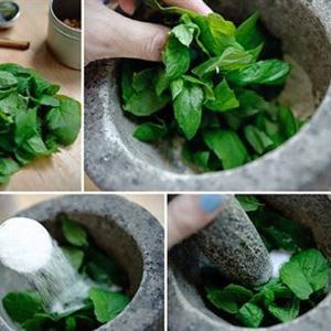 Cách làm thơm dầm bạc hà