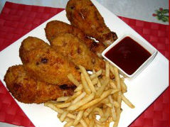 Thơm giòn đùi gà KFC