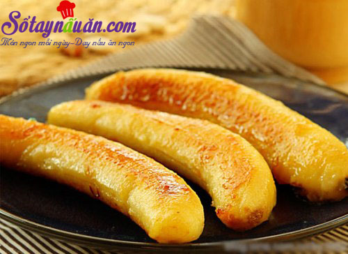 Thơm lừng chuối nướng mật ong