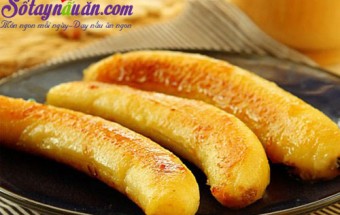 Thơm lừng chuối nướng mật ong