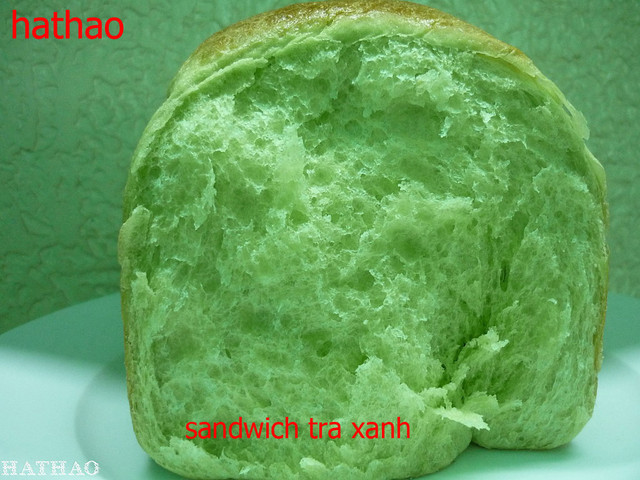 Thơm lừng sandwich trà xanh