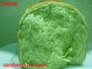 Thơm lừng sandwich trà xanh