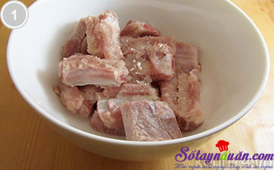 Thơm lừng sườn nướng sốt cà phê