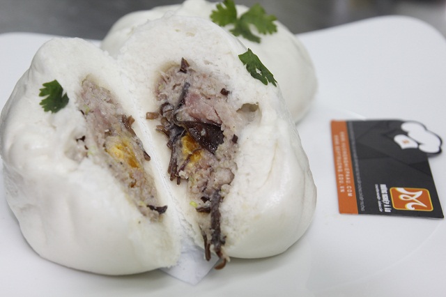 Thơm ngon với bánh bao nhân thịt