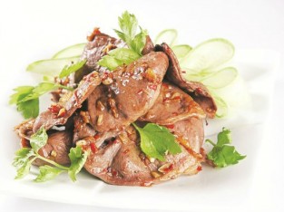 Tim bò nướng cay