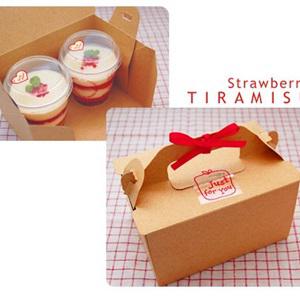 Cách làm tiramisu dâu tây