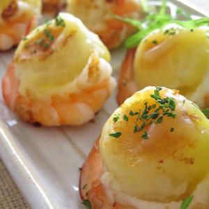 Cách làm tôm bọc khoai tây chiên giòn