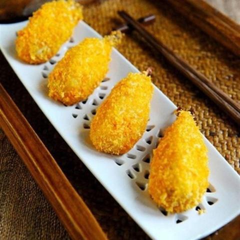 Cách làm tôm bọc khoai tây nướng