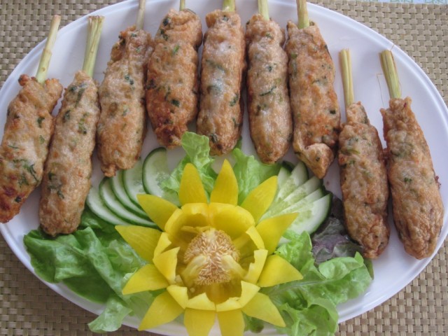 Tôm bọc sả thơm ngon