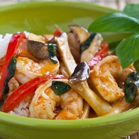 Cách làm tôm cà ri kiểu Thái