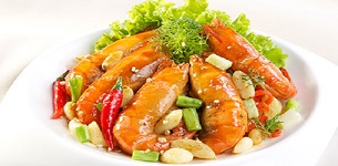 Tôm càng rim tỏi