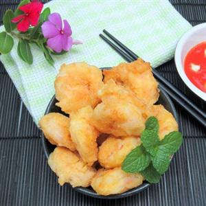 Cách làm tôm chiên bột