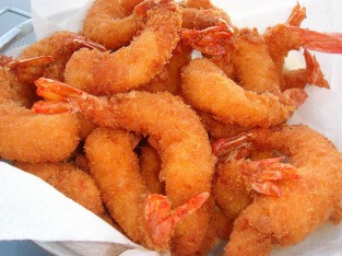 Tôm chiên bột giòn