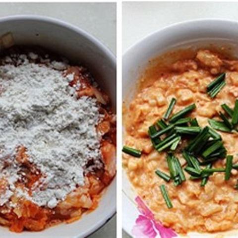 Cách làm tôm chiên kim chi