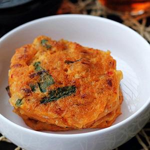 Cách làm tôm chiên kim chi