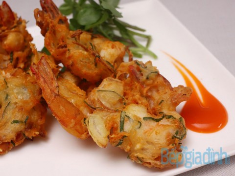 Tôm chiên phô-mai