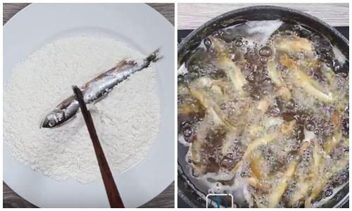 Tôm chiên quả đào ào ào đưa cơm