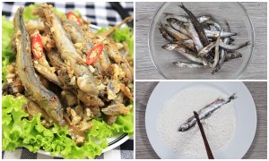 Tôm chiên quả đào ào ào đưa cơm