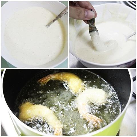 Cách làm tôm chiên sốt kiwi